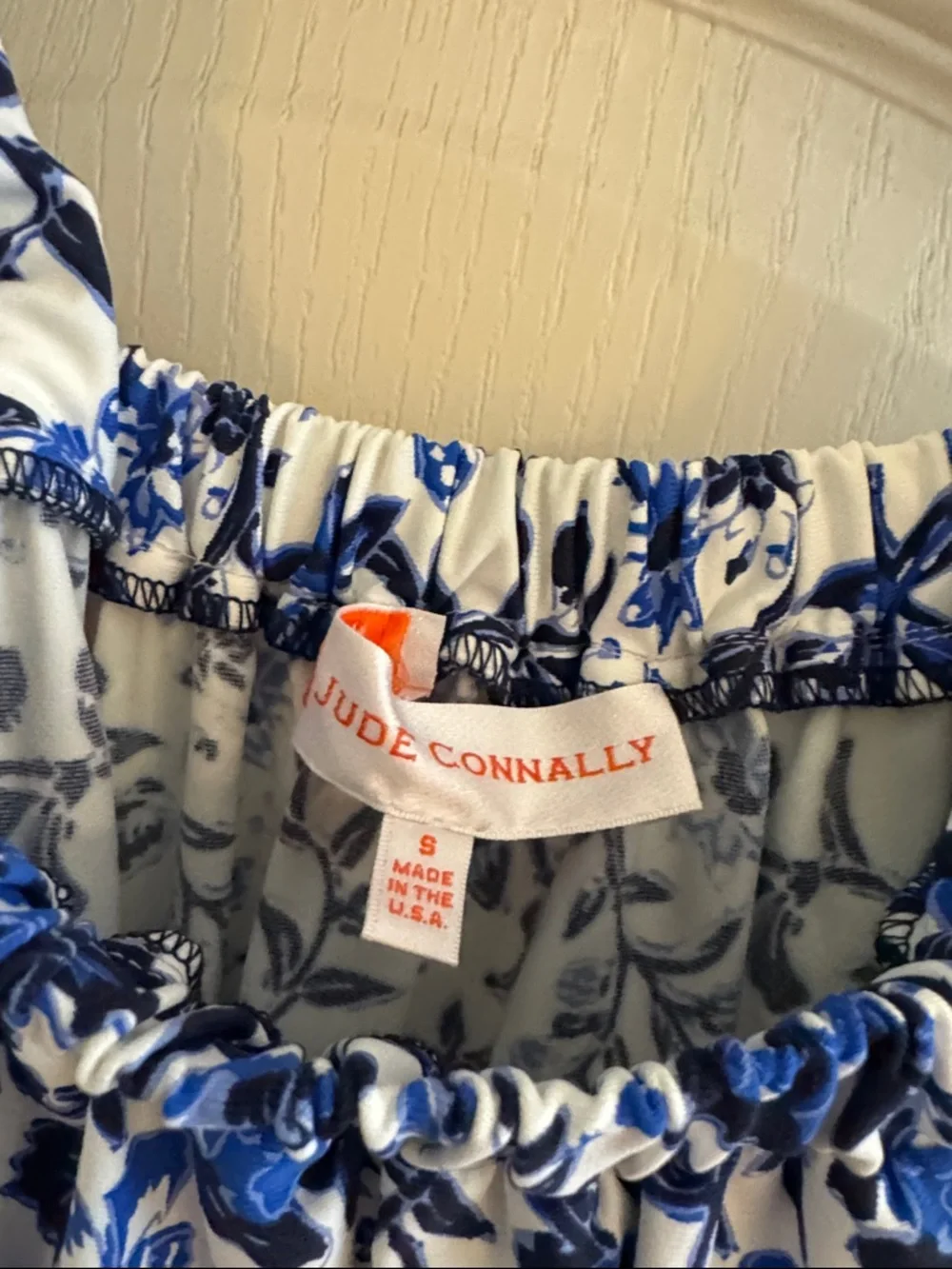 Jude Connally Tara Top Blue Floral Print - Picture 4 of 5
